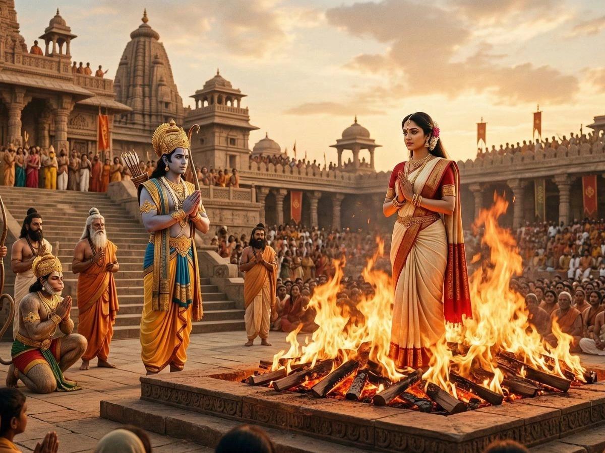 Why did give Sita Agnipariksha Explanation